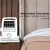 OVENTE Electric Blower Floor Fan 15″ with 3-Speed Control, 90° Oscillating and 45° Manual Pivoting Head, Low-Noise Technology and Easy to Clean Air Filter Ideal for Home, Bedroom, Office, White BF74W
