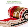 OVENTE Sherpa Throw Blanket for Couch, 50″x60″ Thick and Warm Blanket for Winter, Soft Fuzzy Plush Throw Gift or Sofa Couch Cover for Christmas or Holiday Season with Reindeer Design, Red BLN4688