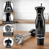 OVENTE Immersion Hand Blender, 300W Corded Electric Handheld Stick Mixer with 2 Mixing Speeds and Stainless Steel Blades for Smoothies, Purees & Baby Food, Black HS560B