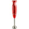 OVENTE Immersion Hand Blender, 300W Corded Electric Handheld Stick Mixer with 2 Mixing Speeds and Stainless Steel Blades for Smoothies, Purees & Baby Food, Red HS560R