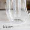 OVENTE Fruit Infusion Water Pitcher 2.5L/85Oz with Removable Lid and Infuser Rod, BPA-Free, Shatterproof Acrylic Beverage Jug for Flavor-Infused Drinks, Lemonade, Juice and Iced Tea, Clear PIA0852C
