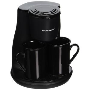 Ovente Two Serving Coffeemaker with 2 Ceramic Personal Cups (CM3BB)