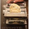 OVENTE Pasta Maker Machine with 7 Adjustable Thickness Settings, Rollers and Cutter, Classic Stainless Steel Manual Noodle Maker for Spaghetti, Fettuccini, Lasagna or Dumpling Skin, Silver PA515S(Polished Chrome)