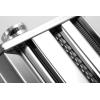 OVENTE Pasta Maker Machine with 7 Adjustable Thickness Settings, Rollers and Cutter, Classic Stainless Steel Manual Noodle Maker for Spaghetti, Fettuccini, Lasagna or Dumpling Skin, Silver PA515S(Polished Chrome)
