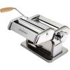 OVENTE Pasta Maker Machine with 7 Adjustable Thickness Settings, Rollers and Cutter, Classic Stainless Steel Manual Noodle Maker for Spaghetti, Fettuccini, Lasagna or Dumpling Skin, Silver PA515S(Polished Chrome)