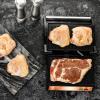 OVENTE Electric Indoor Panini Press Grill and Sandwich Maker with Non-Stick Coated Plates, Cool-Touch Handle and Removable Drip Tray, Opens 180 Degrees to Fit Any Type or Size of Food, Red GP0620R(GP0620CO)