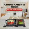 OVENTE Electric Indoor Panini Press Grill and Sandwich Maker with Non-Stick Coated Plates, Cool-Touch Handle and Removable Drip Tray, Opens 180 Degrees to Fit Any Type or Size of Food, Red GP0620R(GP0620CO)