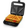 OVENTE Electric Indoor Panini Press Grill and Sandwich Maker with Non-Stick Coated Plates, Cool-Touch Handle and Removable Drip Tray, Opens 180 Degrees to Fit Any Type or Size of Food, Red GP0620R(GPS401B)