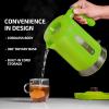 OVENTE 1.8L Electric Kettle, 1500W Fast Boiling Heater for Coffee or Tea, BPA Free, Easy to Fill Lid, Water Level Window, Auto Shut-Off, Boil-Dry Protection and Removable Filter, Green KP413G(Green)