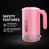 OVENTE 1.8L Electric Kettle, 1500W Fast Boiling Heater for Coffee or Tea, BPA Free, Easy to Fill Lid, Water Level Window, Auto Shut-Off, Boil-Dry Protection and Removable Filter, Green KP413G(Pink)