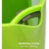 OVENTE 1.8L Electric Kettle, 1500W Fast Boiling Heater for Coffee or Tea, BPA Free, Easy to Fill Lid, Water Level Window, Auto Shut-Off, Boil-Dry Protection and Removable Filter, Green KP413G(Green)