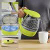 OVENTE Electric Kettle, 1.5L Borosilicate Glass Countertop Water Heater and Boiler for Coffee or Tea, BPA-Free, Auto Shut-Off, Boil-Dry Protection, Removable and Washable Spout Filter, Red KG83R(Green)