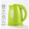 OVENTE Electric Kettle, 1.7L Fast Boiling Water Heater for Coffee or Tea, BPA Free with Water Level Gauge, Auto Shut-Off, Boil-Dry Protection, Indicator Light and Removable Filter, Black KP72B(Green)