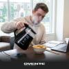 OVENTE Electric Kettle, 1.7L Stainless Steel Water Boiler and Heater with 1100W Power, Temperature Control, Keep Warm Function, Auto Shut-Off, Boil-Dry Protection and Cordless Serving, Red KS58R(Black 1 Liter)