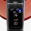 OVENTE Electric Kettle, 1.7L Stainless Steel Water Boiler and Heater with 1100W Power, Temperature Control, Keep Warm Function, Auto Shut-Off, Boil-Dry Protection and Cordless Serving, Red KS58R(Red)
