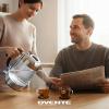 OVENTE Electric Kettle with 1.7L Borosilicate Glass, 1500W Instant Water Boiler and Heater for Coffee or Tea, BPA Free, Easy to Fill Lid, Auto Shut-Off and Boil Dry Protection, Silver KG612S(1.8L Silver)