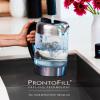 OVENTE Electric Kettle with 1.7L Borosilicate Glass, 1500W Instant Water Boiler and Heater for Coffee or Tea, BPA Free, Easy to Fill Lid, Auto Shut-Off and Boil Dry Protection, Silver KG612S(1.7L Silver)
