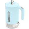 OVENTE 1.8L Electric Kettle, 1500W Fast Boiling Heater for Coffee or Tea, BPA Free, Easy to Fill Lid, Water Level Window, Auto Shut-Off, Boil-Dry Protection and Removable Filter, Green KP413G(Light Blue)
