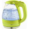 OVENTE Electric Kettle, 1.5L Borosilicate Glass Countertop Water Heater and Boiler for Coffee or Tea, BPA-Free, Auto Shut-Off, Boil-Dry Protection, Removable and Washable Spout Filter, Red KG83R(Green)