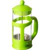 OVENTE French Press Coffee Maker 34 Ounce with Heat Resistant Borosilicate Glass & Stainless Steel 4-Level Filtration System, Portable Cold Brew Coffee Maker for Travel, Camping or Gift, Green FPT34G