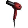 Ovente 1875 Watt Professional Hair Dryer with Diffuser, Ionic & Tourmaline Technology, For Body, Volume & Smoothing, Concentrator Attachment & Travel Bag, Lightweight for Home Use, Black & Red X3400BR(Black & Red)