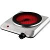 OVENTE Countertop Infrared Double Burner, 1700W Electric Hot Plate and Portable Stove with 7.75″ and 6.75″ Ceramic Glass Cooktop, 5 Level Temperature Setting and Easy to Clean Base, Black BGI102B(BGI201S – Silver)
