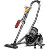 OVENTE Bagless Canister Vacuum Cleaner with Powerful Multi-Surface Suction, Telescoping Wand and Automatic Cord Rewind, Lightweight Corded Cleaning Machine with Sofa/Pet Brush Included, Black ST2010(St2620b)