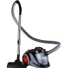 OVENTE Bagless Canister Vacuum Cleaner with Powerful Multi-Surface Suction, Telescoping Wand and Automatic Cord Rewind, Lightweight Corded Cleaning Machine with Sofa/Pet Brush Included, Black ST2010(St2000)