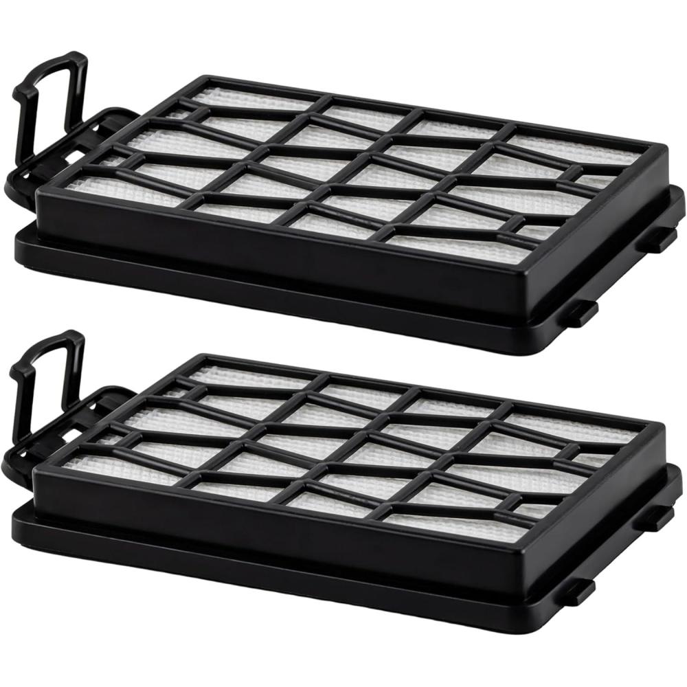 imageOVENTE Replacement HEPA Filter for ST1600B Vacuum Cleaner Pack of 1 Efficiently Trap Small Particles Easy to Remove and Install Black ACPST16712ACPST167122