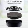 OVENTE Replacement Filter for ST2620 Bagless Canister Vacuum Cleaner (Pack of 2) with Ultra-Dust and Small Particles Filtration, Easy to Remove and Install, Black ACPST26702