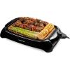 OVENTE Electric Indoor Grill with 13×10 Inch Non-Stick Cooking Surface, 1000W Fast Heat Up Power, Adjustable Temperature, Removable and Dishwasher Safe Grilling Plate and Drip Tray, Black GD1632NLB(GD1632NLCO – Copper)