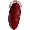 Ovente Electric Can Opener with One Touch Start Button, Smooth Edge Automatic Can Opener for Seniors and Teens, Compact and Light, 4 AA Batteries Operated, Maroon