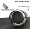 Ovente Stainless Steel Vacuum Insulated Coffee Water Mug, 12oz Portable Double Wall Handheld Tumbler with Tea Infuser, BPA-Free Spill Proof Travel Friendly for Hot Cold Beverage, MSA12SR (2 Pack)