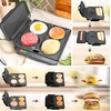 OVENTE Electric Panini Press Sandwich Maker, 1500W Indoor Grill with Non-Stick Coated Plates, Temperature Control & Removable Drip Tray, Opens 180 Degrees to Fit Any Type/Size of Food, Silver GP1861BR(HMG111B)